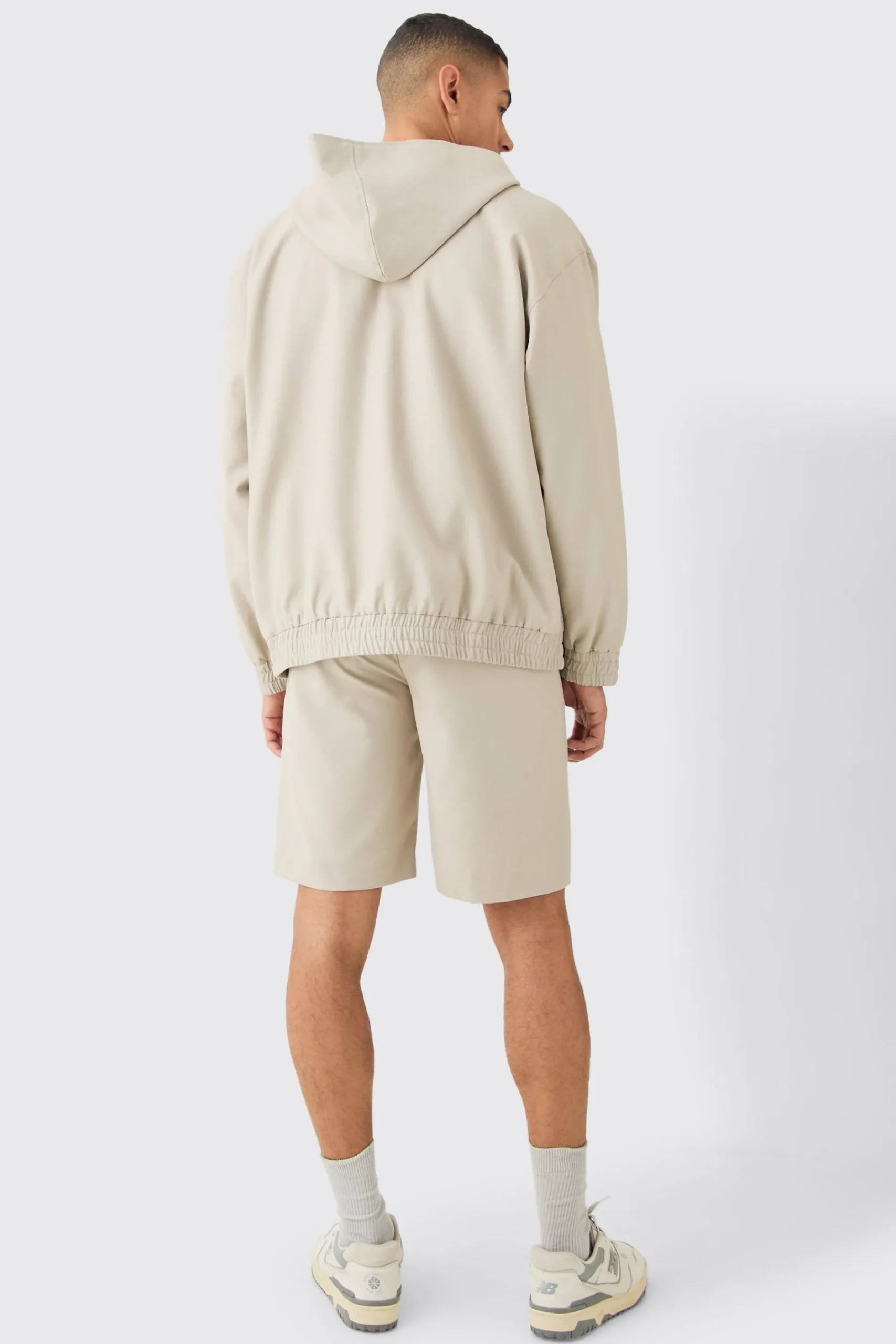 boohooMAN Oversized Hooded Smart Bomber Jacket | UK| Suits & Tailoring