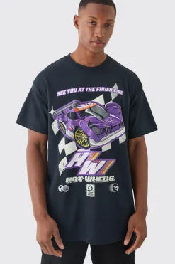 Oversized Hotwheels License T-shirt | UK^boohooMAN Clearance