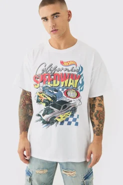Oversized Hotwheels Racing License T-shirt | UK^boohooMAN Discount
