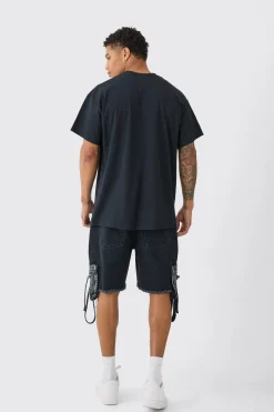 Oversized Hotwheels Racing License Print T-shirt | UK^boohooMAN