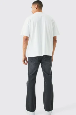 Oversized Interlock Tropics Smiley T-shirt | UK^boohooMAN Best