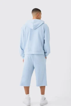 boohooMAN Oversized Jersey Heavyweight Jort | UK| Shorts