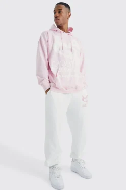 boohooMAN Oversized La Palm Print Hooded Tracksuit | UK| Tracksuits