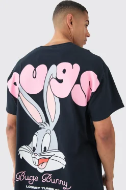 Oversized Large Scale Bugs Bunny License T-shirt | UK^boohooMAN Best