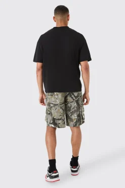 Oversized Large Scale Homme Dog Print T-shirt | UK^boohooMAN Hot