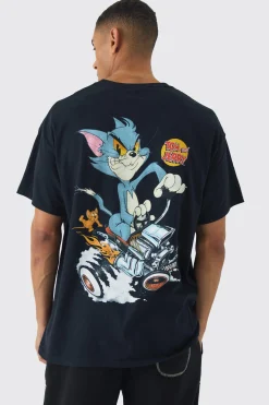 Oversized Large Scale Looney Tunes License Print T-Shirt | UK^boohooMAN