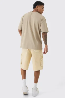 Oversized Large Scale Resort Palm Graphic T-shirt | UK^boohooMAN Online