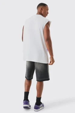 Oversized Large Scale Wu Tang License Tank | UK^boohooMAN Online