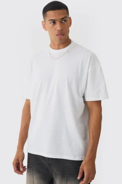 Oversized Leopard Varsity Back Print T-shirt | UK^boohooMAN New