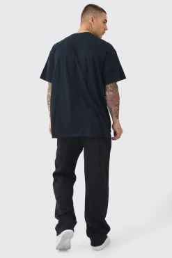 Oversized Lilo & Stitch License Print T-shirt | UK^boohooMAN