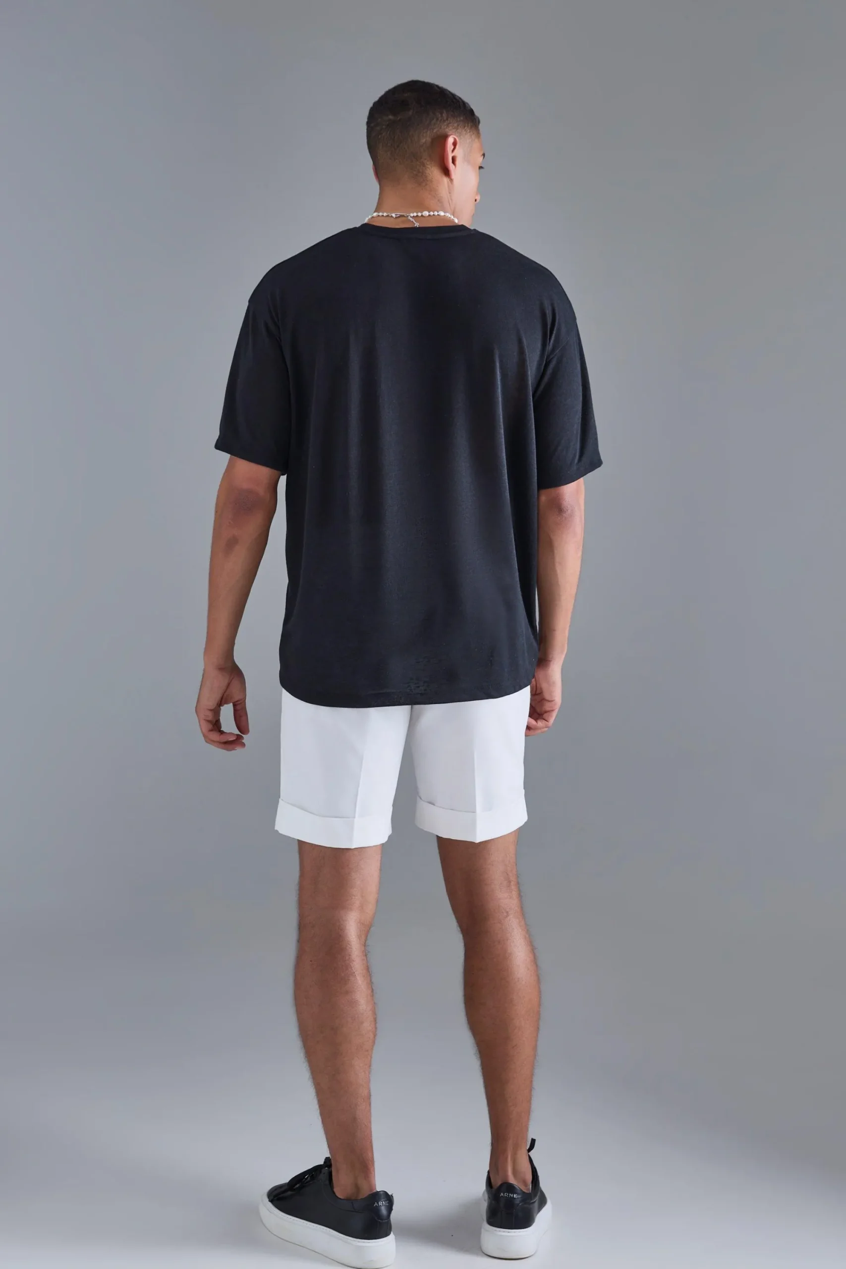 Oversized Limited 3D Embroidered Burnout Mesh T-shirt | UK^boohooMAN Online