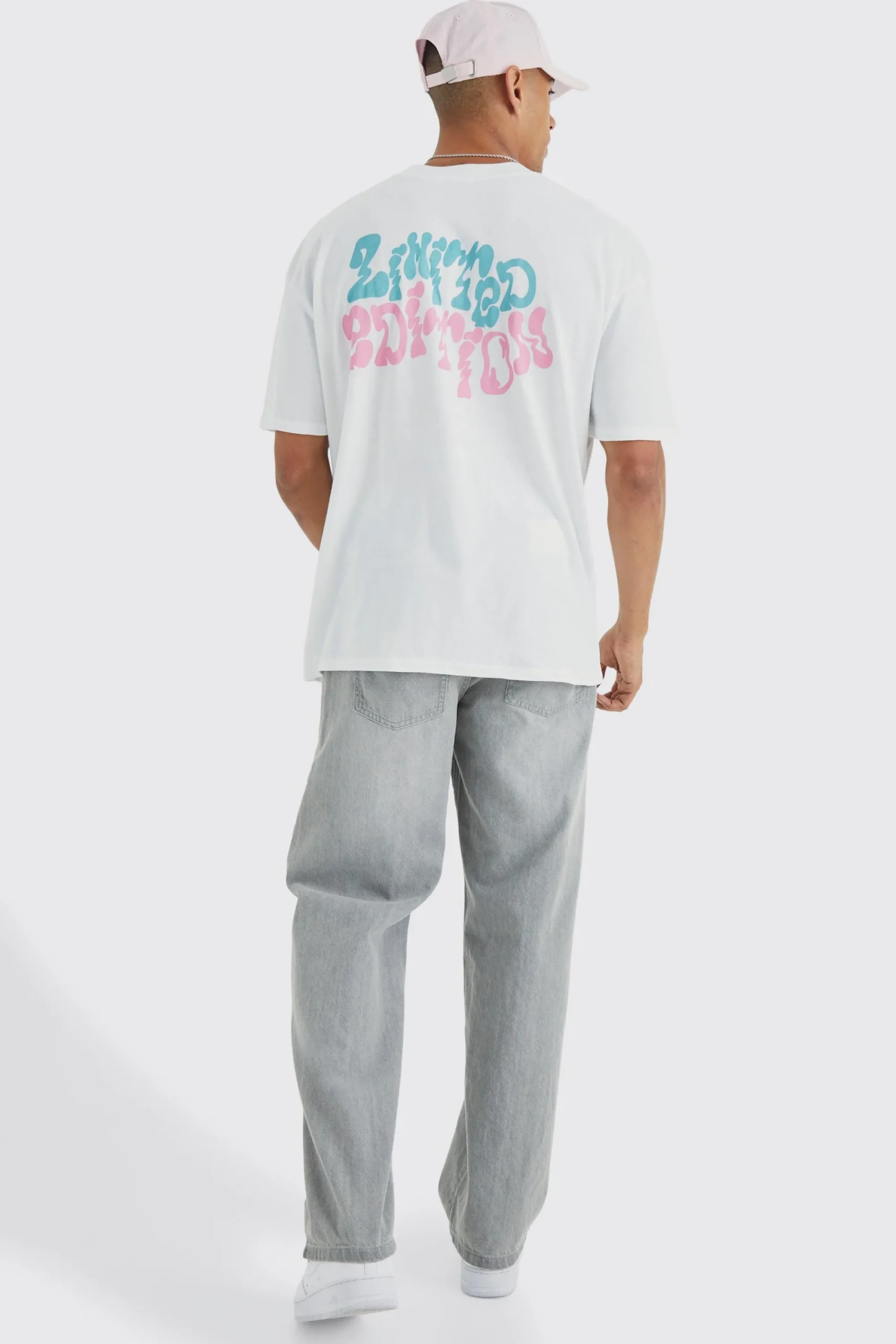 Oversized Limited Edition Back Print T-shirt | UK^boohooMAN Outlet