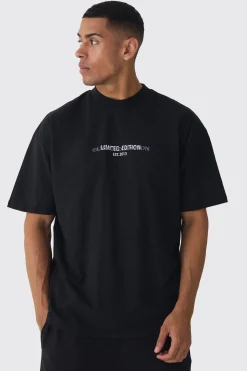 Oversized Limited Edition Heavyweight T-shirt | UK^boohooMAN Best