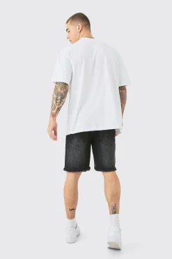 Oversized Limited Edition Heavyweight T-shirt | UK^boohooMAN Online