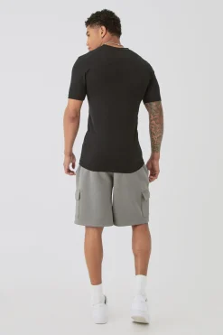 boohooMAN Oversized Limited Edition Applique Cargo Shorts | UK| Shorts