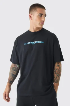 Oversized Limited Edition T-shirt | UK^boohooMAN Sale