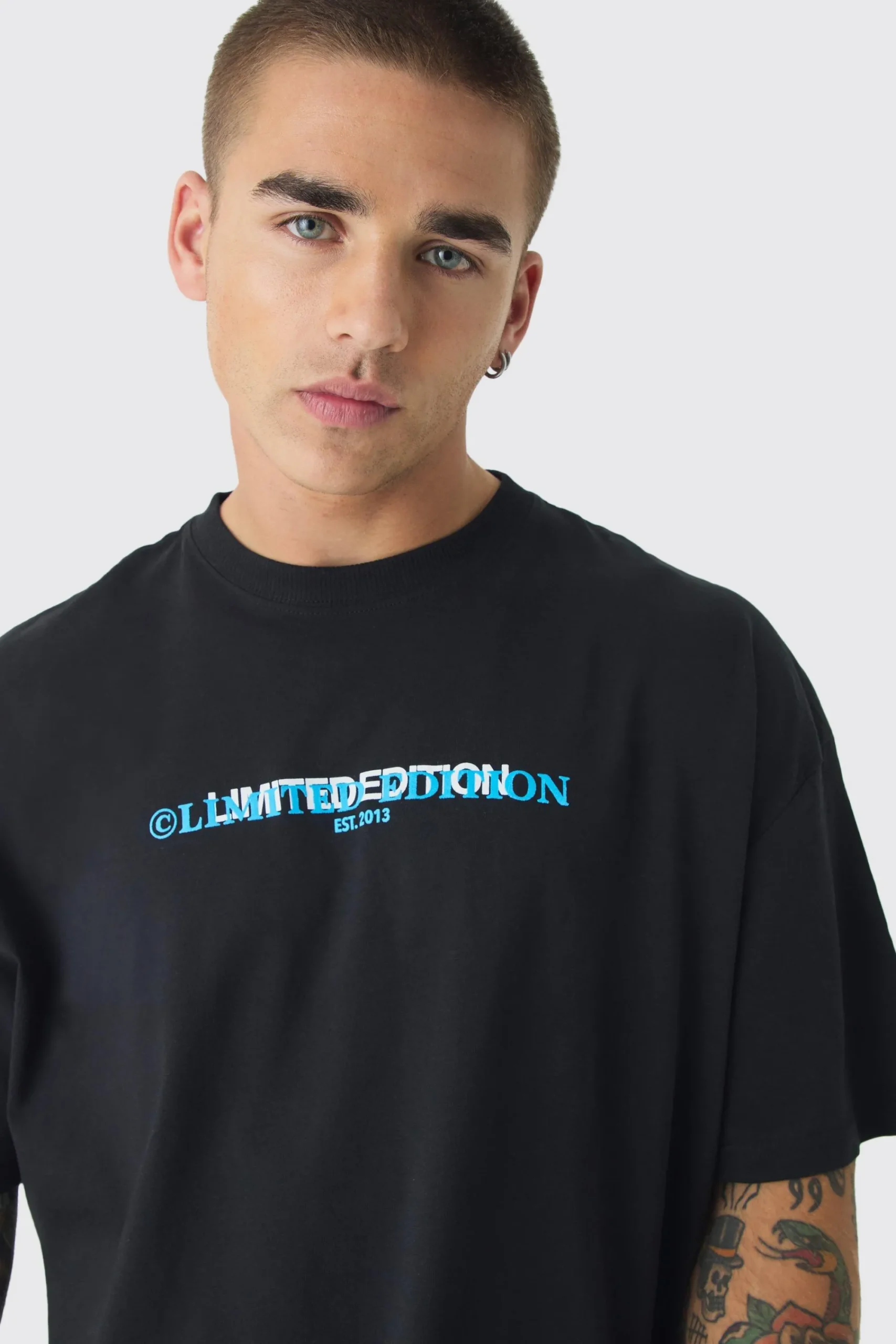 Oversized Limited Edition T-shirt | UK^boohooMAN Sale