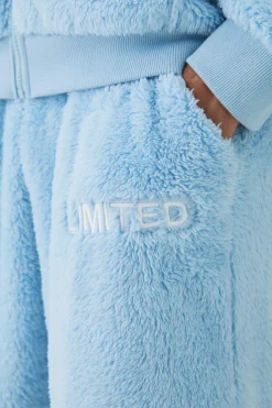 boohooMAN Oversized Limited Edition Embroidered Teddy Borg Cuffed Joggers | UK| Trousers|Joggers