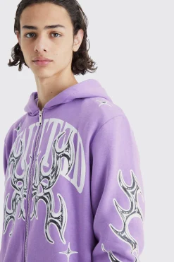 boohooMAN Oversized Limited Graphic Hoodie | UK| Hoodies & Sweatshirts