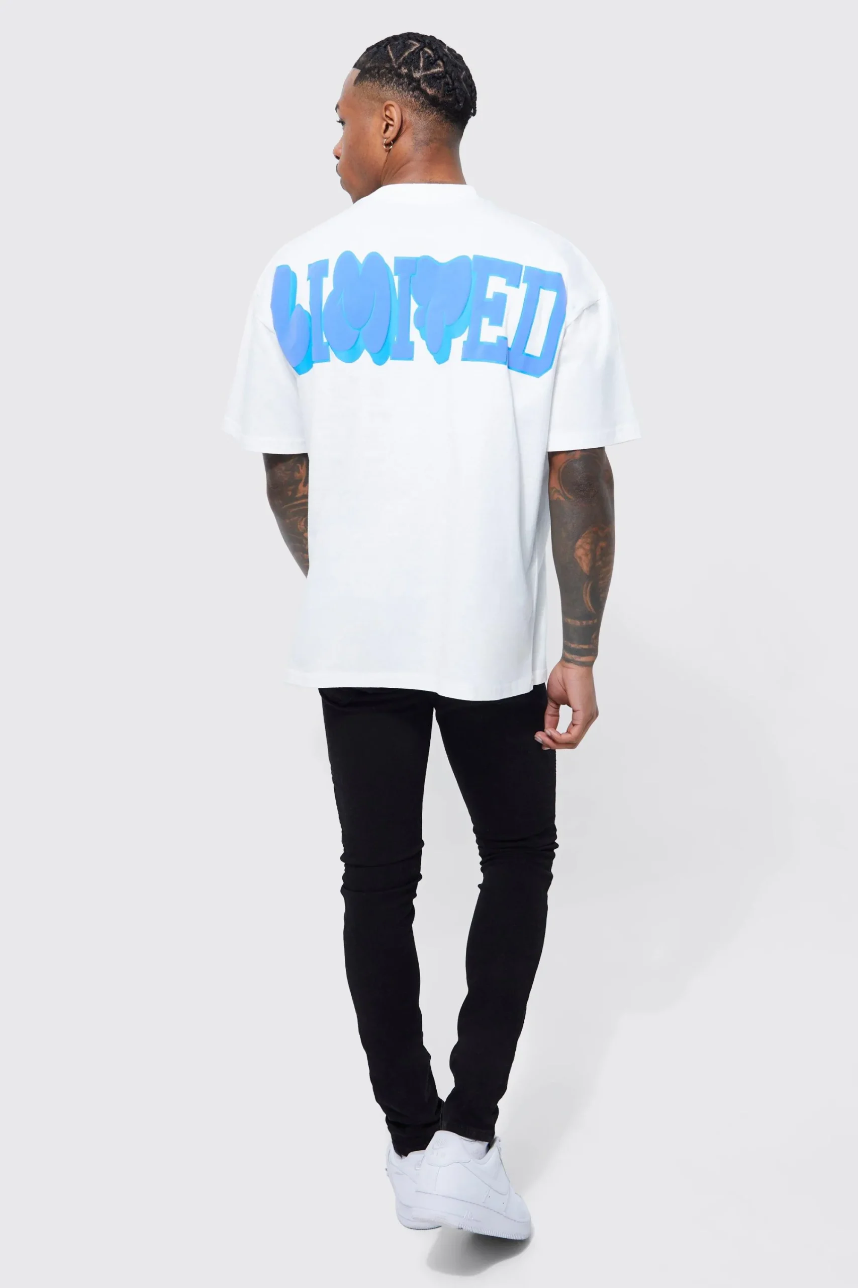 Oversized Limited Puff Print T-shirt | UK^boohooMAN Discount