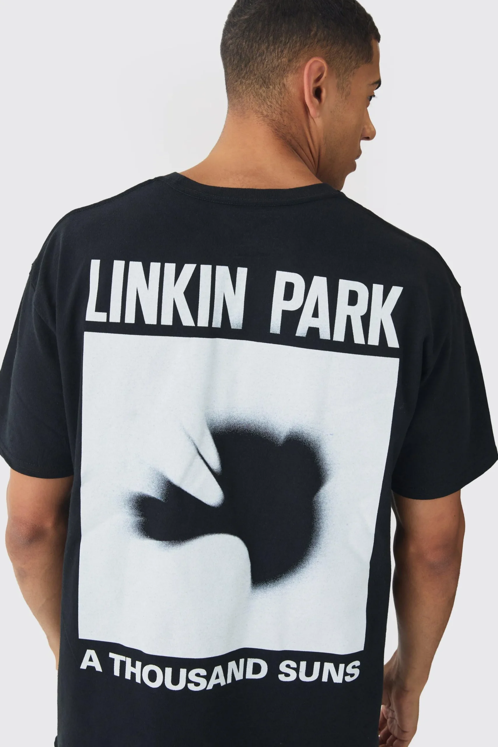 Oversized Linkin Park Band License Print T-Shirt | UK^boohooMAN Discount