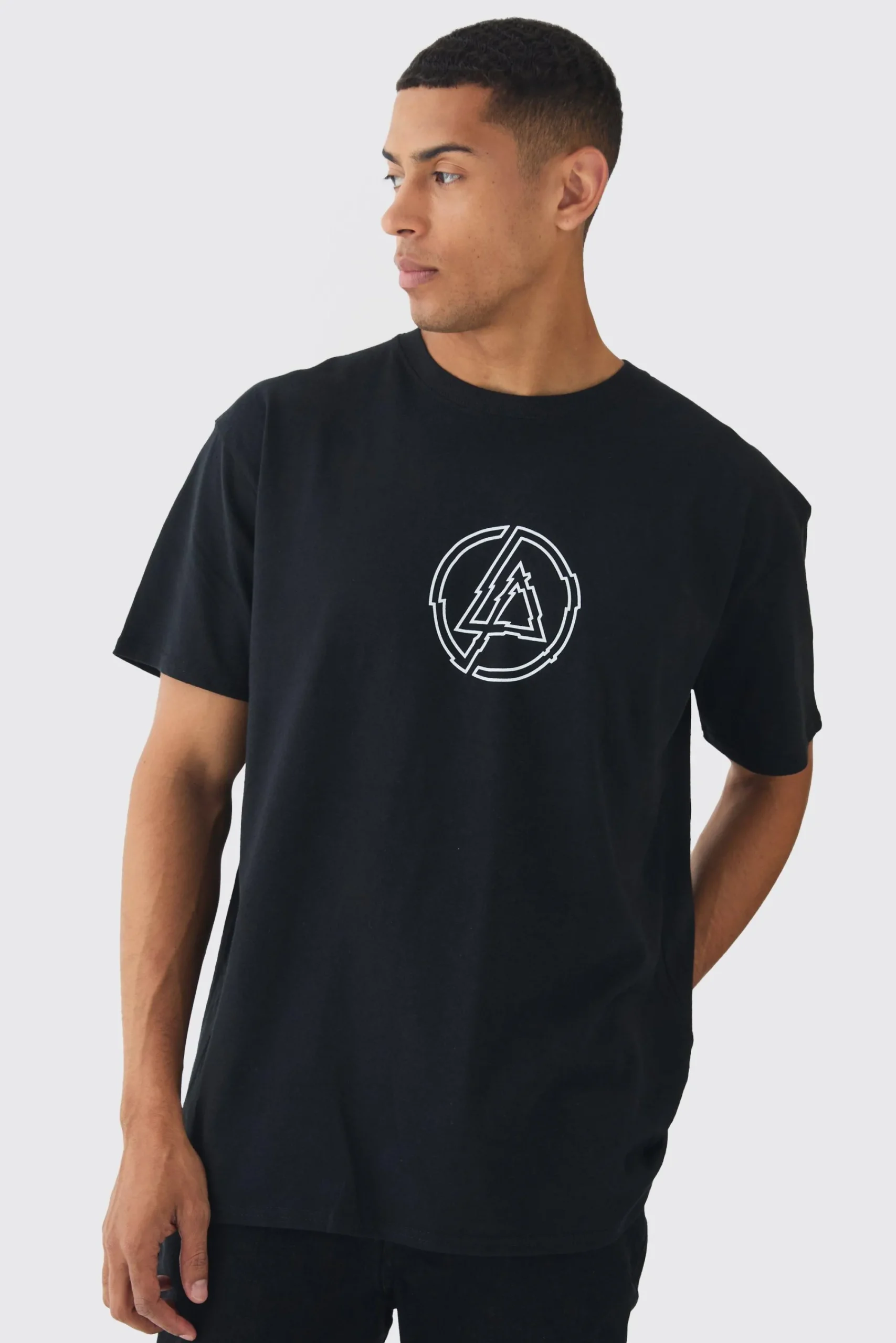 Oversized Linkin Park Band License Print T-Shirt | UK^boohooMAN Discount