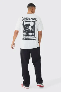 Oversized Linkin Park Band License Print T-Shirt | UK^boohooMAN Clearance