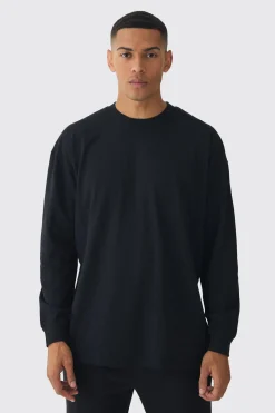 Oversized Long Sleeve Crew Neck T-shirt | UK^boohooMAN Sale