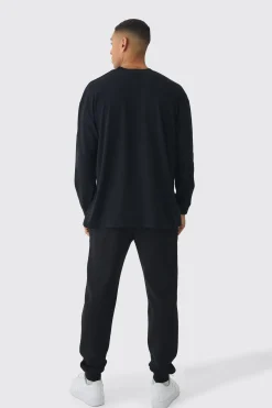 Oversized Long Sleeve Crew Neck T-shirt | UK^boohooMAN Sale