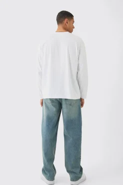 Oversized Long Sleeve T-shirt | UK^boohooMAN Sale