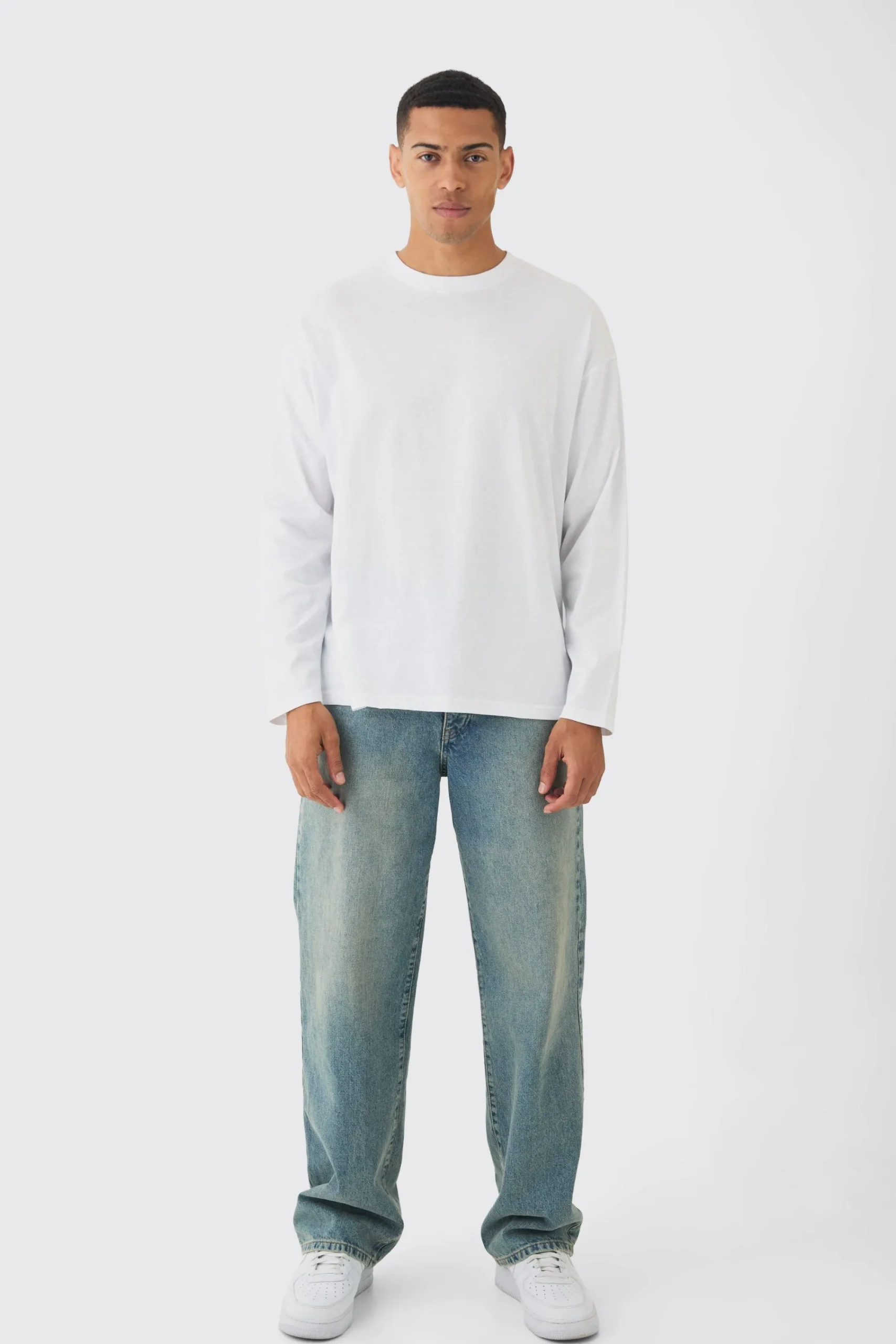 Oversized Long Sleeve T-shirt | UK^boohooMAN Sale