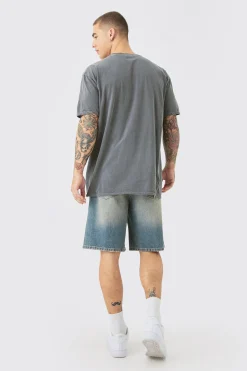 Oversized Lord Of The Rings Wash License T-shirt | UK^boohooMAN Sale