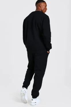 boohooMAN Oversized Man Graffiti Sweatshirt Tracksuit | UK| Tracksuits