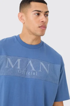 Oversized Man Official Mesh Layer T-shirt | UK^boohooMAN Hot