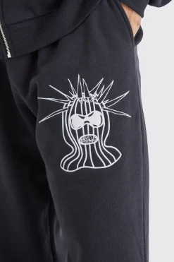 boohooMAN Oversized Mask Character Jogger | UK| Trousers|Joggers