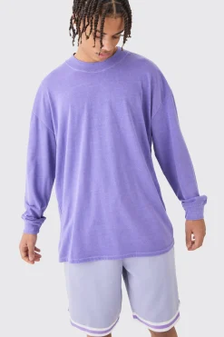 boohooMAN Oversized Mid Length Jersey Tape Basketball Short | UK| Shorts