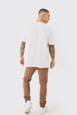 Oversized Monet Sunflower License T-shirt | UK^boohooMAN Clearance