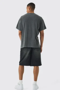 Oversized Mortal Kombat Wash License Print T-shirt | UK^boohooMAN Hot