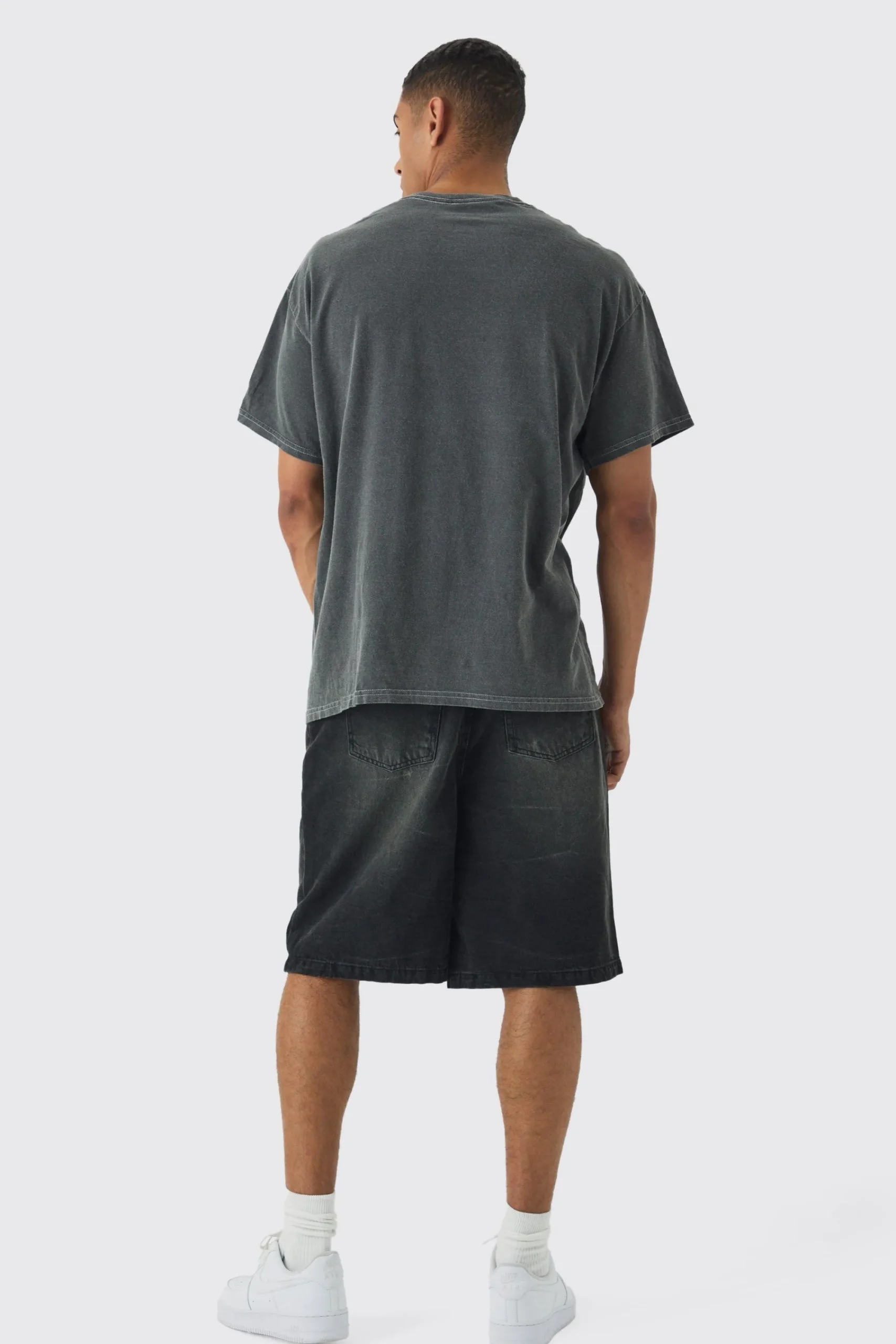 Oversized Mortal Kombat Wash License Print T-shirt | UK^boohooMAN Hot