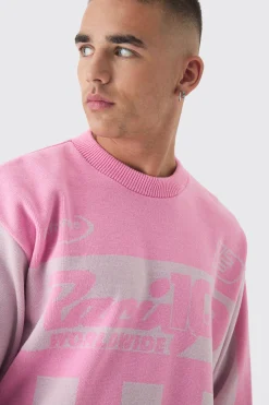 boohooMAN Oversized Moto Stripe Knitted Jumper | UK| Knitwear