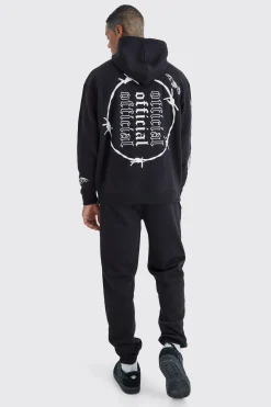 boohooMAN Oversized Multi Printed Tracksuit | UK| Tracksuits