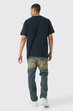 Oversized Nine Inch Nails License Print T-Shirt | UK^boohooMAN