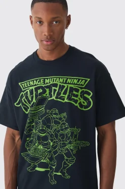 Oversized Ninja Turtles License T-shirt | UK^boohooMAN Outlet