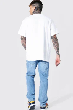 Oversized Nirvana Face License T-shirt | UK^boohooMAN Outlet