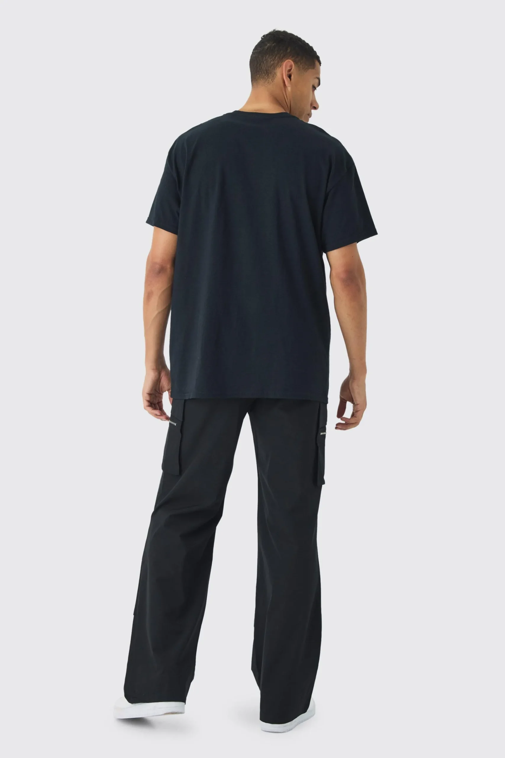 Oversized Nirvana Over Seams License Print T-Shirt | UK^boohooMAN