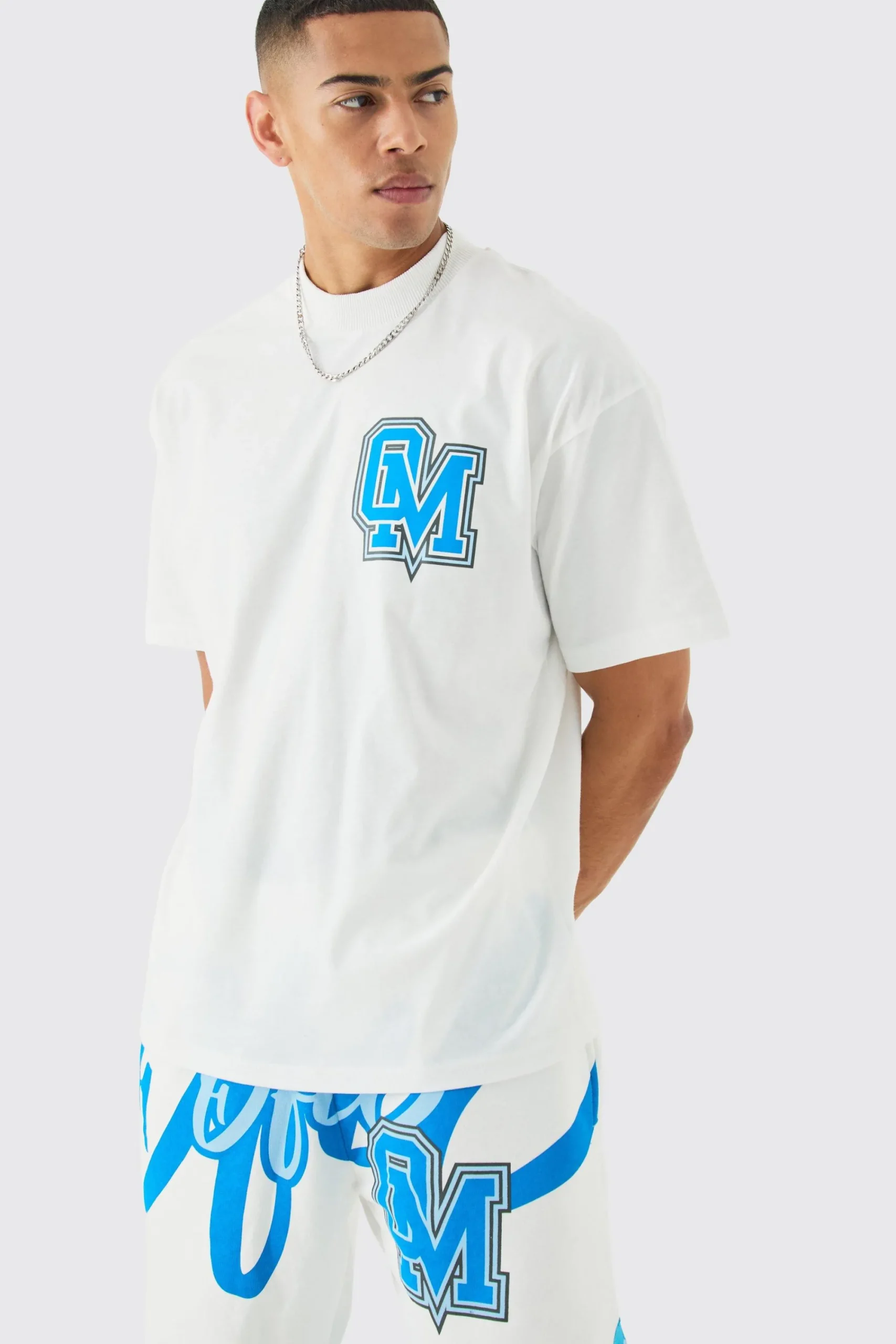 boohooMAN Oversized Ofcl Basketball T-shirt And Short Set | UK| Sets & Co-Ords|Tracksuits
