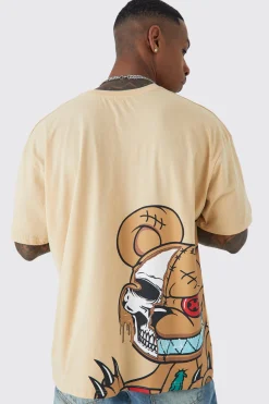 Oversized Ofcl Man Teddy Graphic T-shirt | UK^boohooMAN New