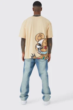 Oversized Ofcl Man Teddy Graphic T-shirt | UK^boohooMAN New