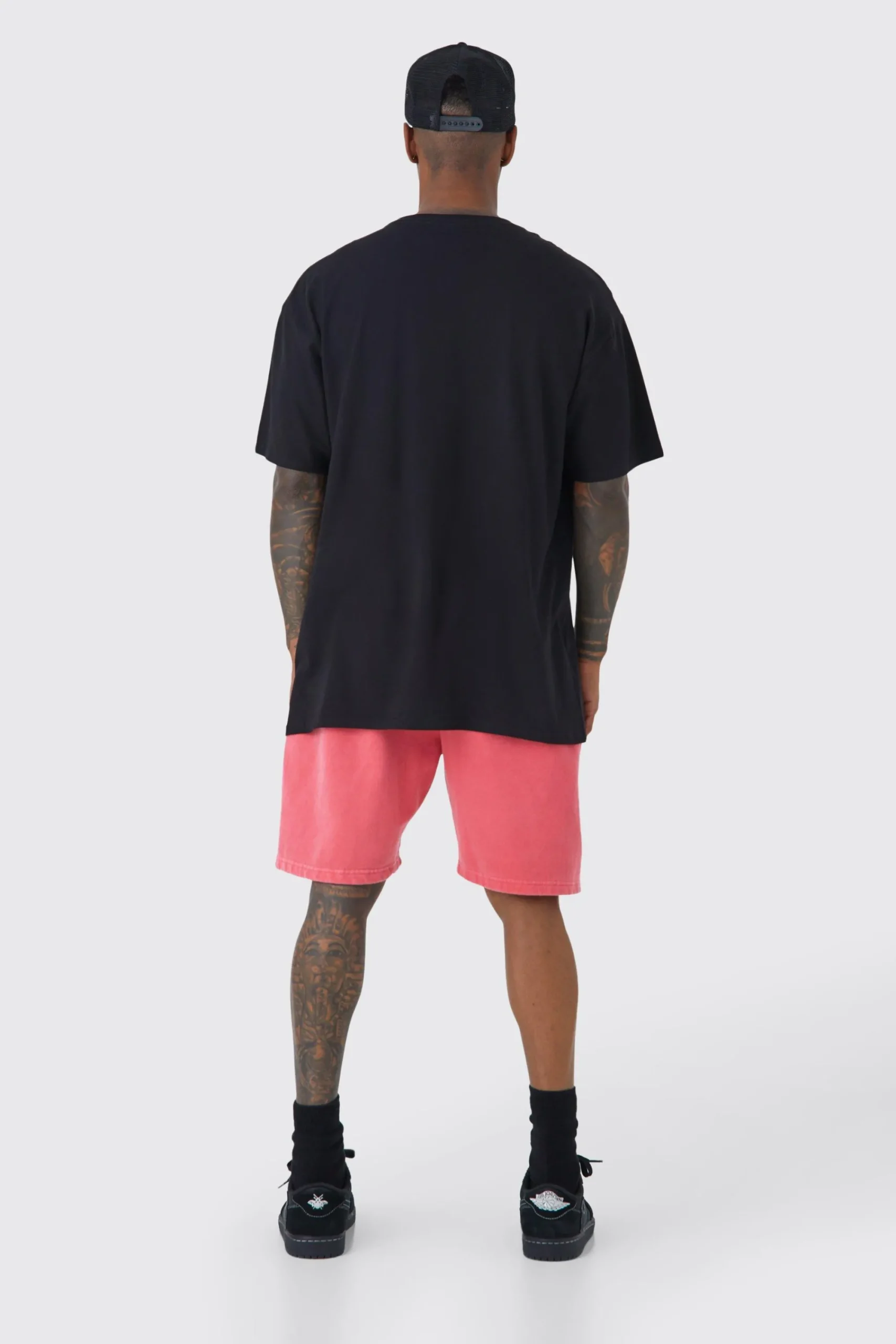 boohooMAN Oversized Ofcl Varsity T-shirt & Short Set | UK| Tracksuits
