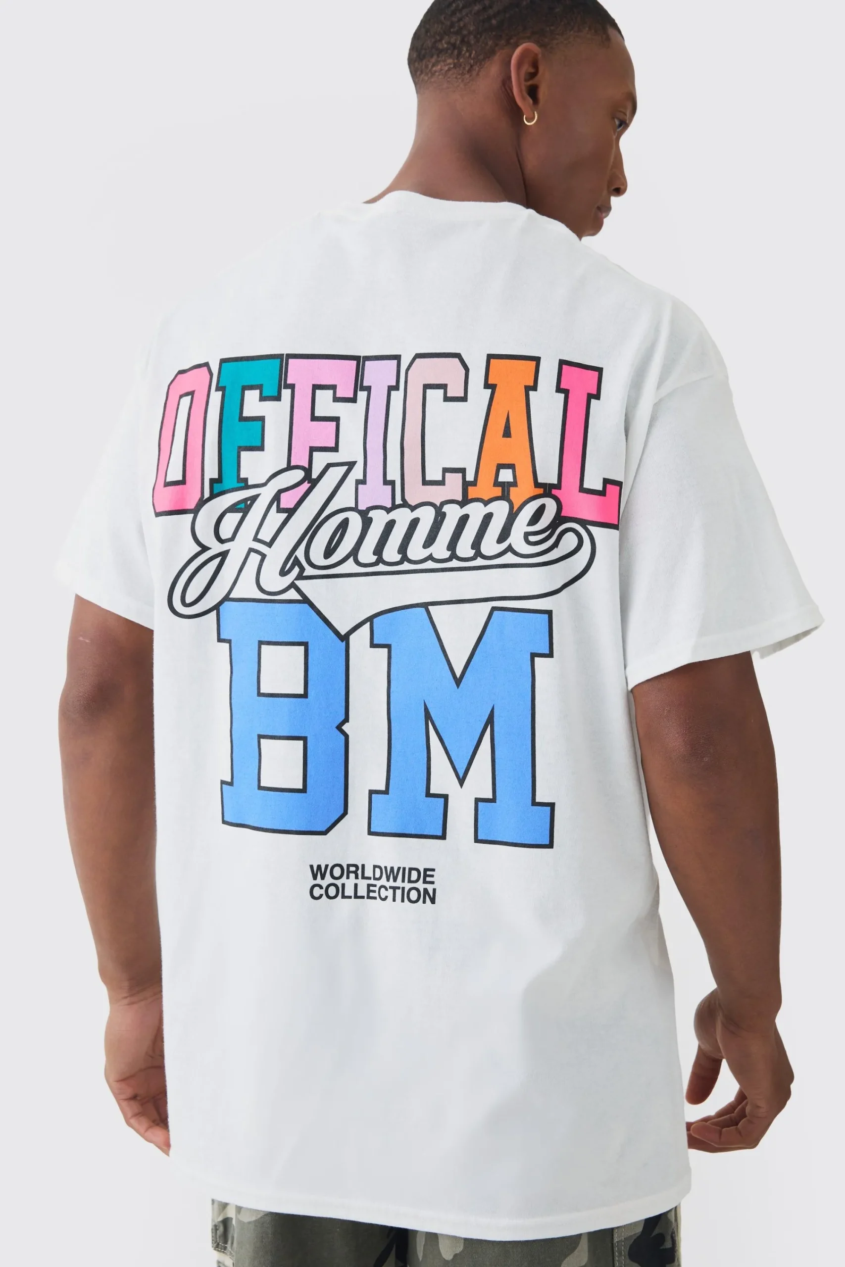 Oversized Official Back Print T-shirt | UK^boohooMAN Clearance